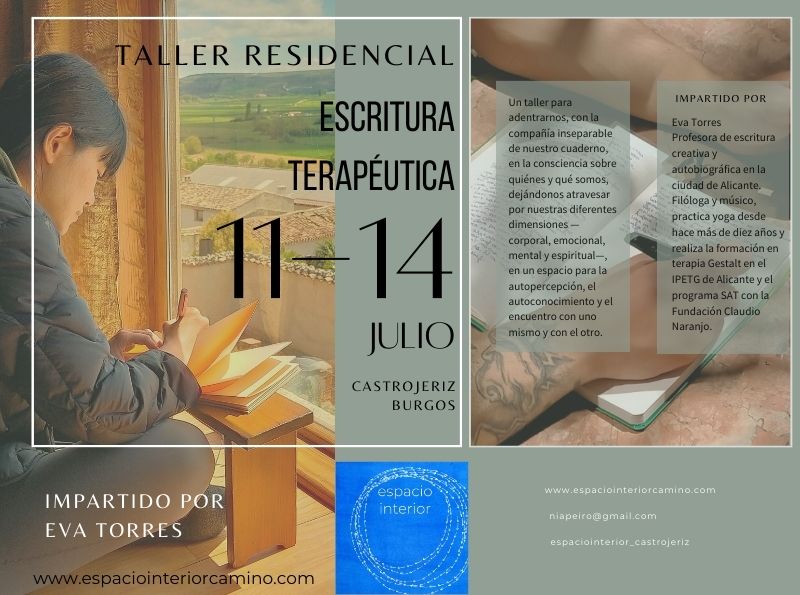 Taller residencial de Escritura terapéutica